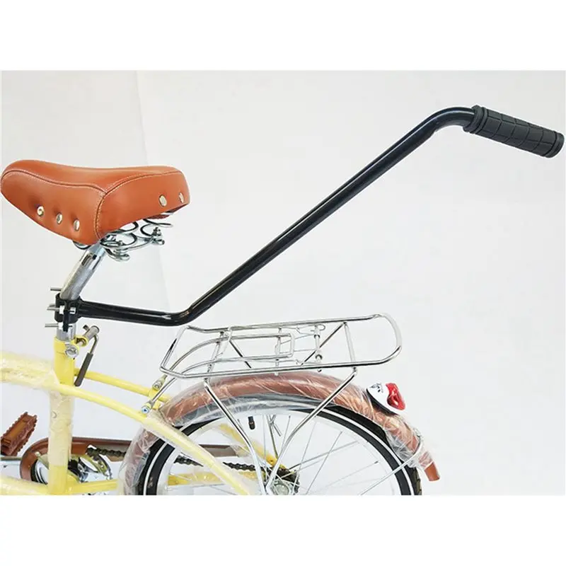 X08A 4X Bike Training Push Grab Balance Handle Bar Bicycle Pole Trainer For Kids Children Learn Cycling Vehicle Device