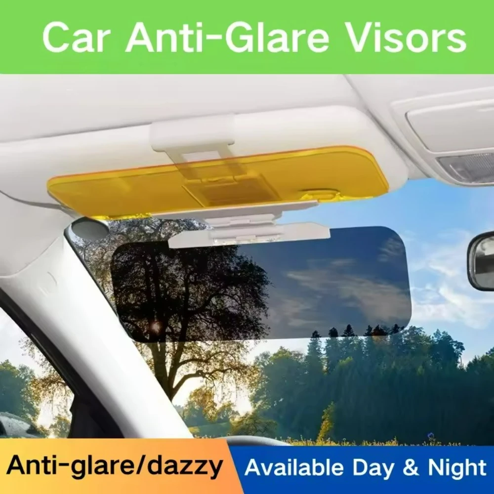 2026 Car Sun Visor Day Night Driver's Eyes Protection Eyewear Anti-Glare Night Vision Driver Anti-Enhanced Light Glasses in Car