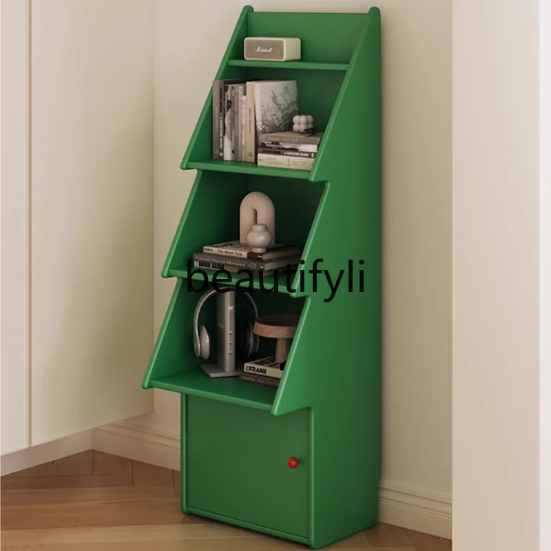 

Simple display cabinet Simple bookshelf Nordic modern bookshelf Side cabinet Magazine cabinet