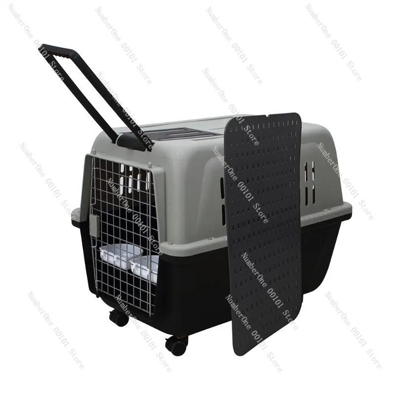 Large Plastic Dog Pet Travel Cage And Carrier For Big Dogs