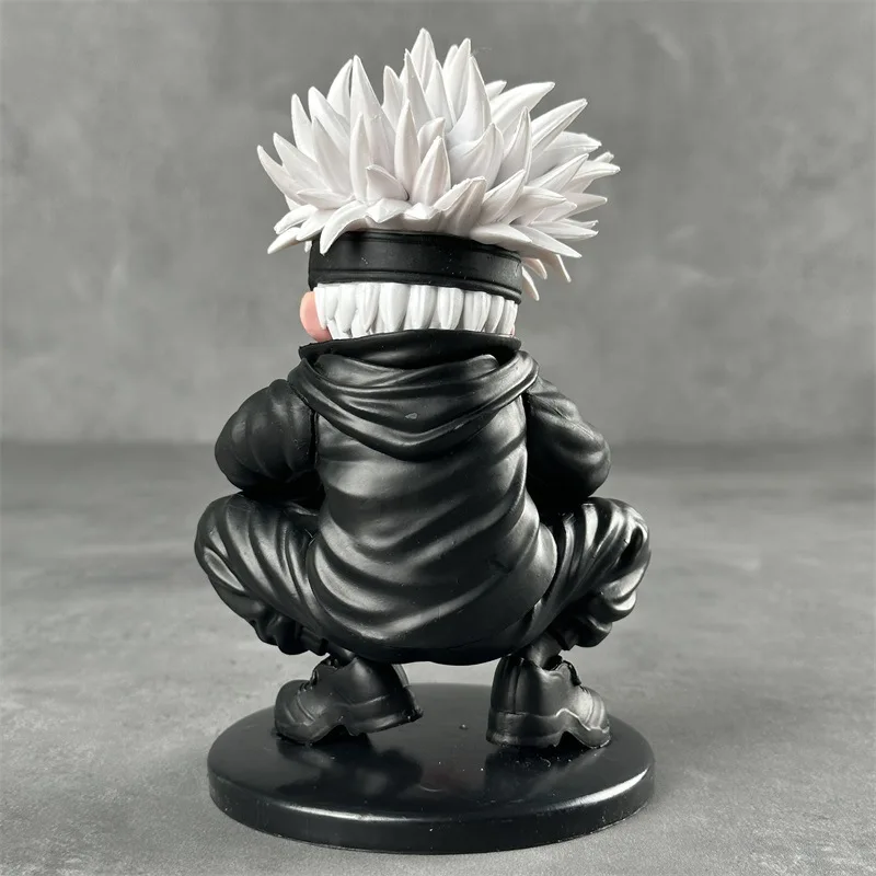 Bandai Jujutsu Battle Anime Peripheral Large Q Version Squatting Pose Five Way Enlightenment Handheld Box Blind Box Handheld