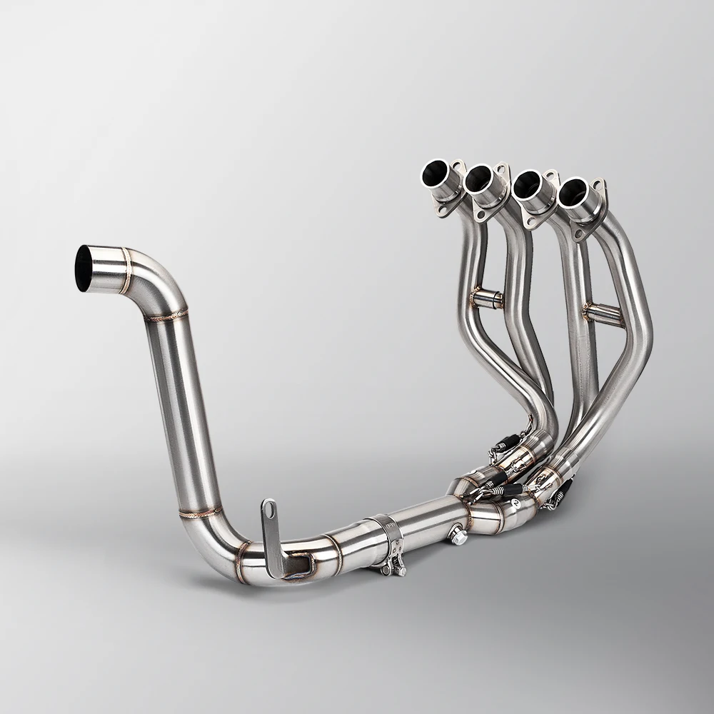 High-Performance Stainless Steel Exhaust Pipe for ZX-25R ZX 25R ZX5R Racing Dual Outlet Straight Entire Section New Condition