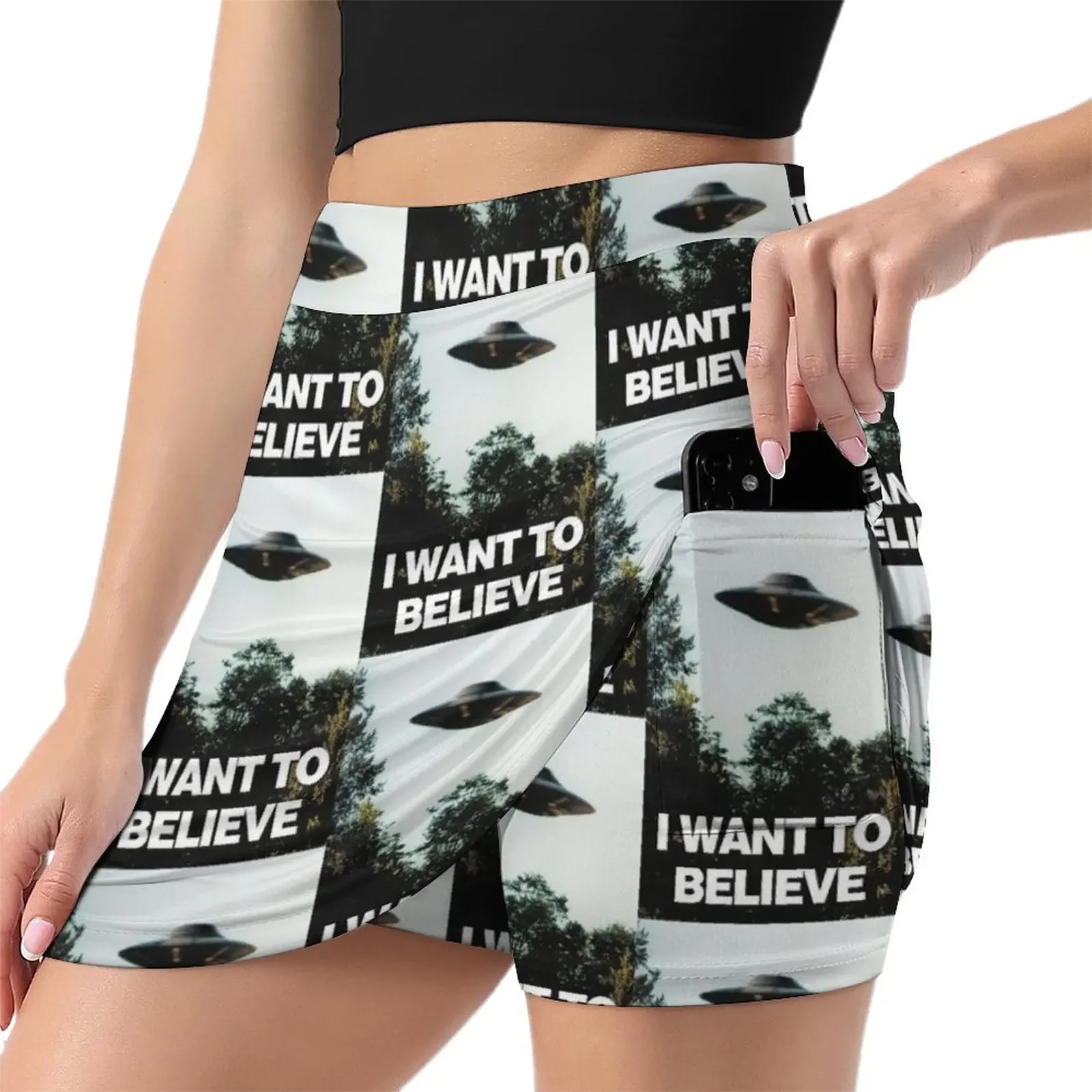 I want to believe Mini Skirt short skirt for women skirt women cosplay Women skirts