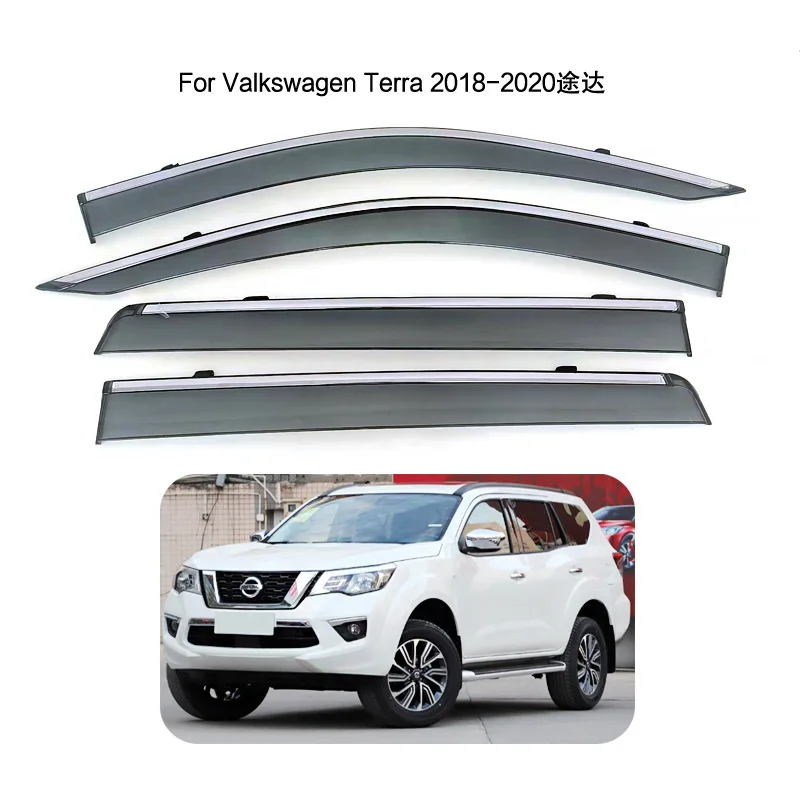 

Suitable for VW Terra 18-20 Window Visor weather strips for injection molded car windows