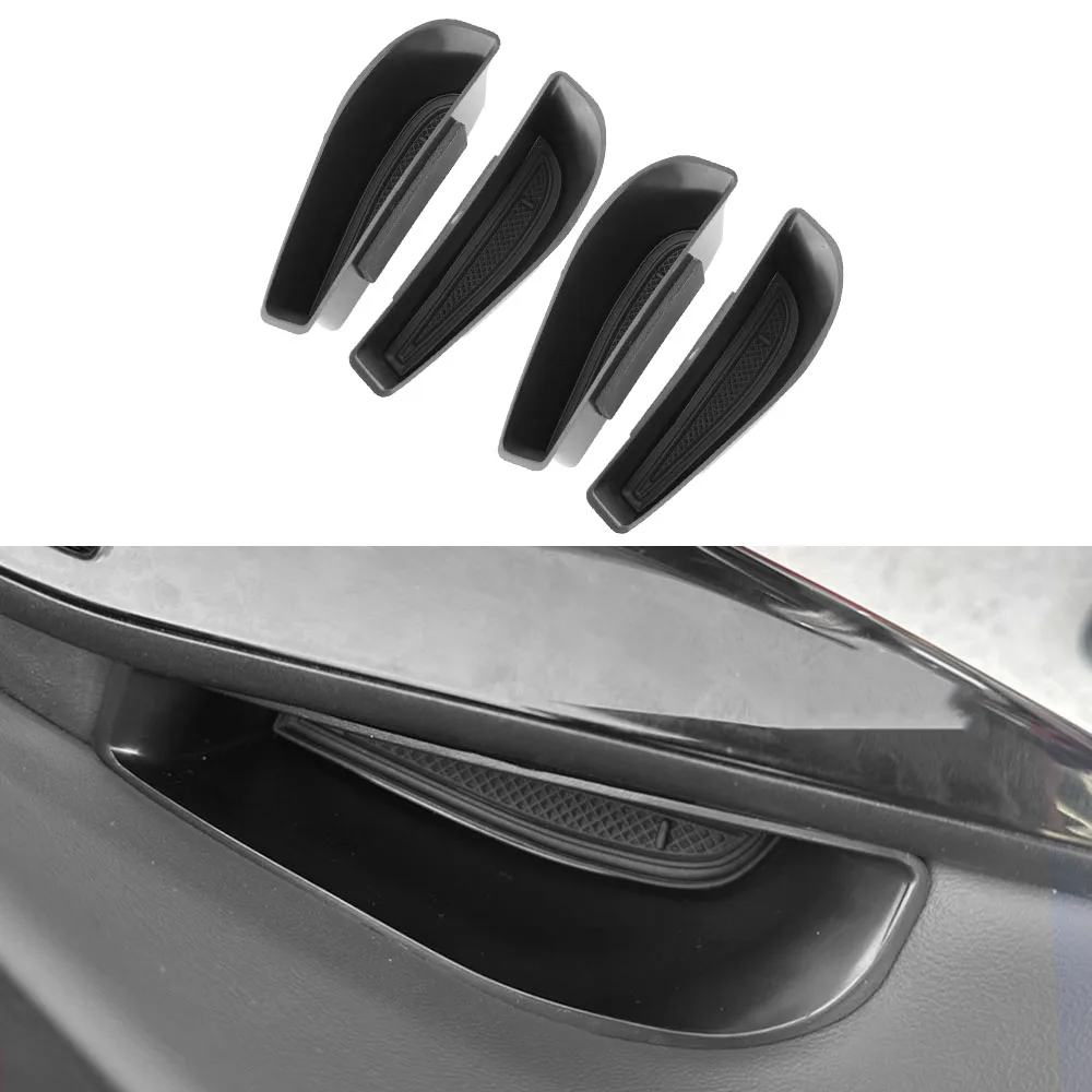 مسند ذراع الباب صندوق تخزين لوحة ل Volkswagen VW ID4 ID.4 2021-2025 منظم تخزين الباب الأمامي والخلفي الملحقات الداخلية #4