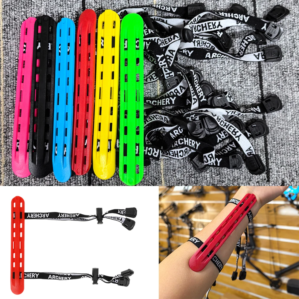 

Традиционный изогнутый лук, защита для рук, жесткий пластик, защита для предплечья, безопасность для стрельбы из лука, регулируемые левый/правый охотничьи аксессуары для стрельбы
