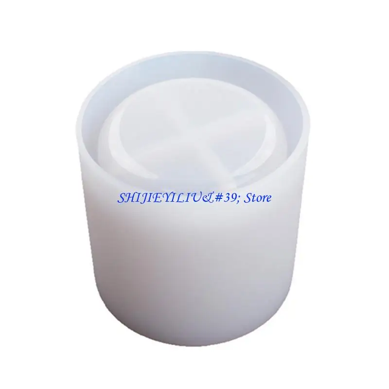 E21F Crystal Epoxy Mold DIY Crafts Soap Mold Handmade Home Decorations Casting Mold DIY Flower Pot Cup Silicone Mold