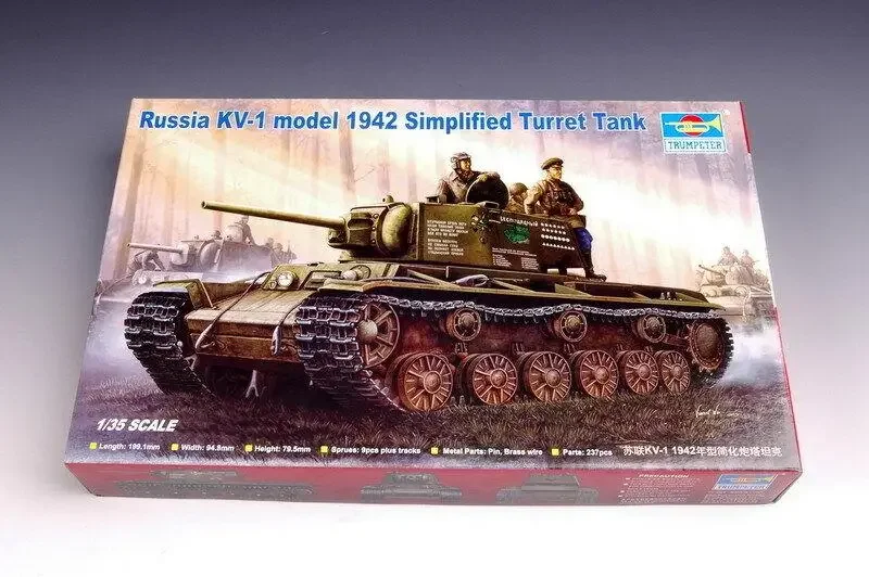 Trumpeter 1/35 00358 KV-1 Model 1942 Simplified Turret