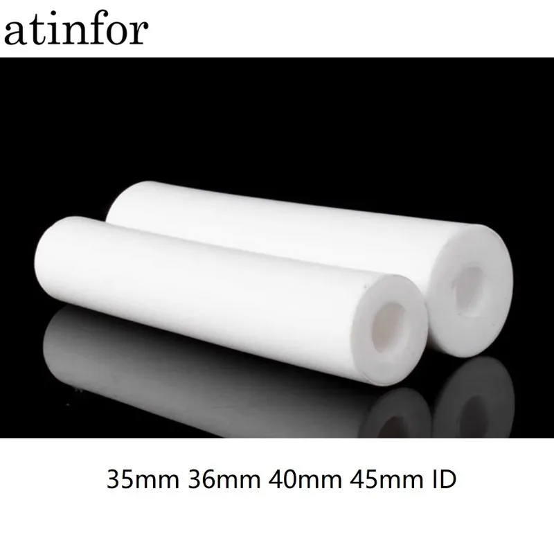 

atinfor35mm 36mm 40mm 45mm ID PTFE straight pipe F4 run pipe rigid tube polytef hard polytetrafluroethylene Hollow sleeve drivep