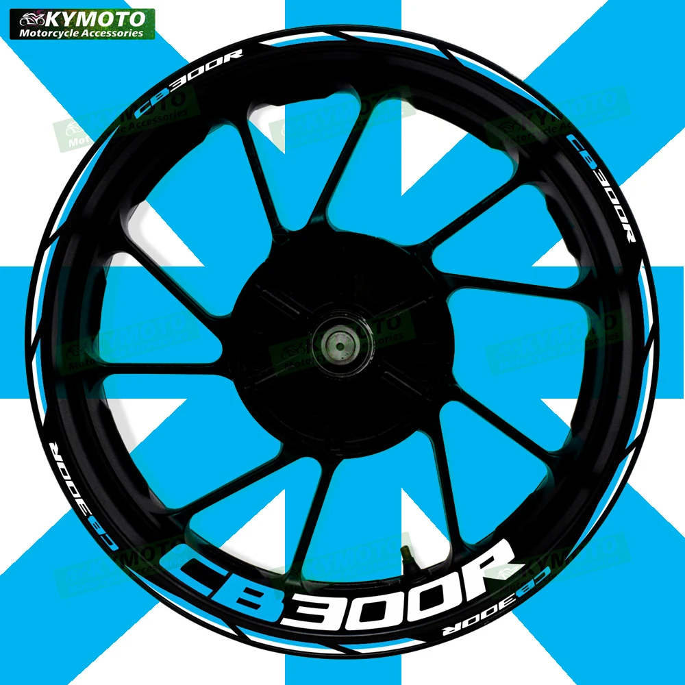 

Для Honda CB300R CB 300R аксессуары для мотоциклов 17-дюймовые наклейки на передние и задние колеса обтекатель светоотражающие наклейки украшения