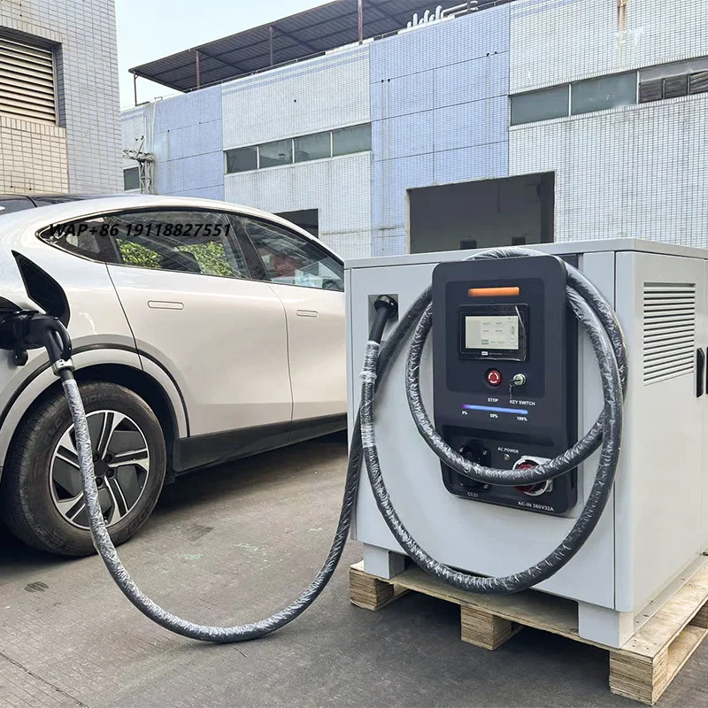 

New 60kW DC Portable Fast Charging Station Floor Mounted IP54 Protection Grade Energy Storage Emergency System for Mobile EVs