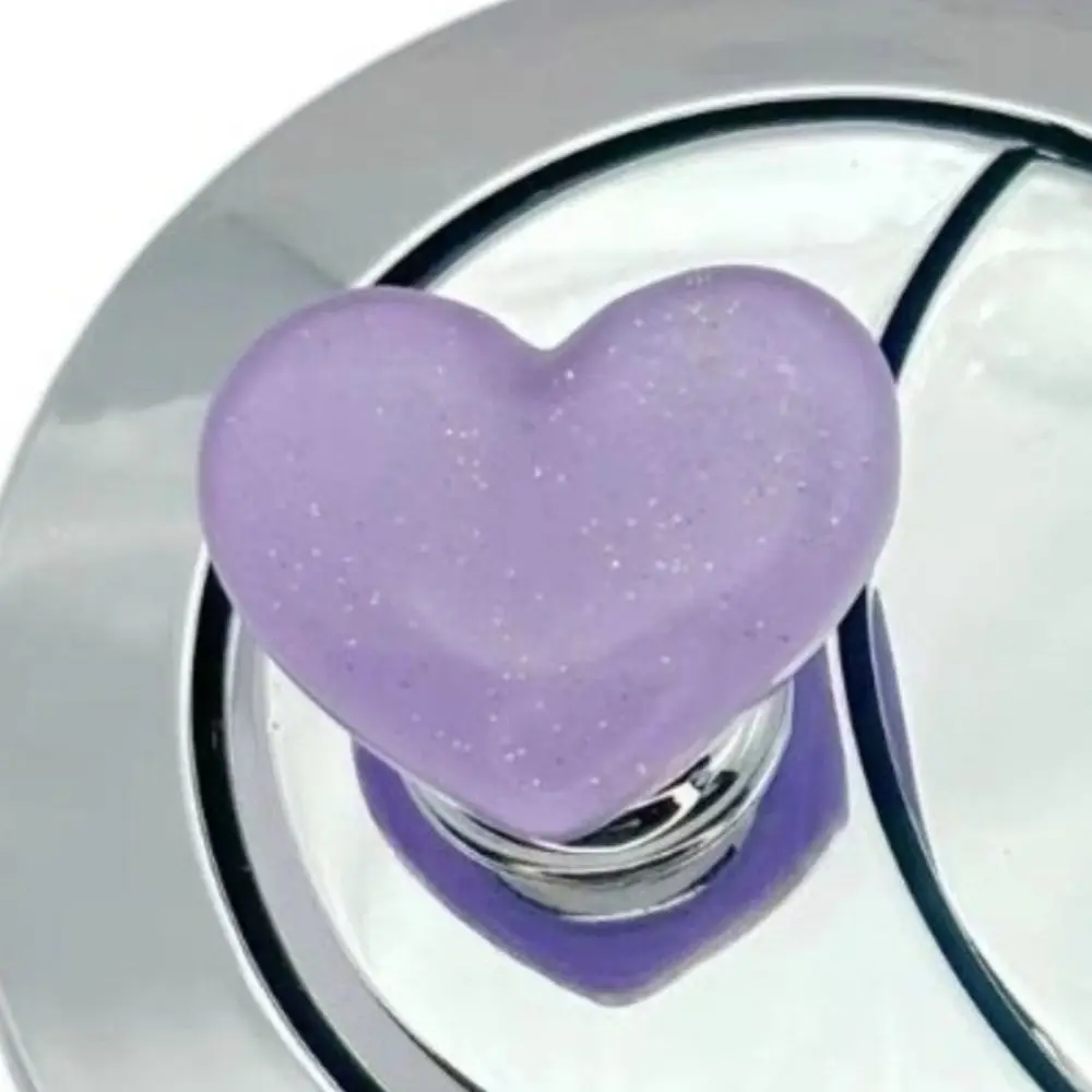 

Креативный пресс для унитаза в форме сердца, блестящий кнопочный переключатель, бак для воды, защита для ногтей, кнопка смыва воды, кнопка смыва для ванной комнаты