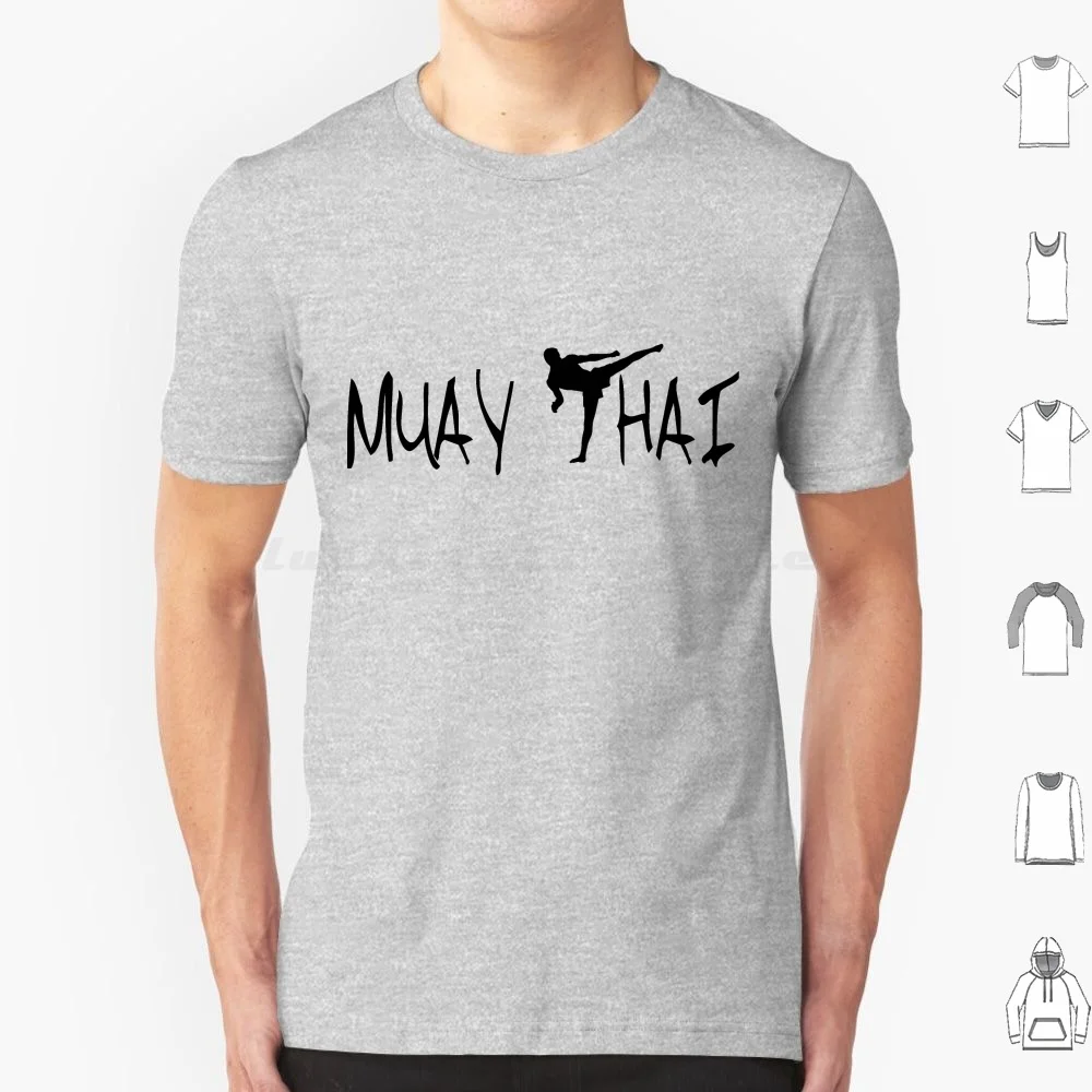 Muay Thai T Shirt Big Size 100% Cotton Muay Thai Kru Kru Kru Kru Kru Kru Kru Kru Kru Thailand Kickboxing Kick Boxing Sport