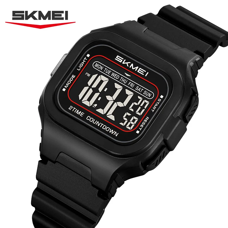 SKMEI 2343 Military Digital Watch Sports Shockproof Waterproof Multi Functional Men's Watch LED Display Alarm Clock Reloj Hombre - view 2