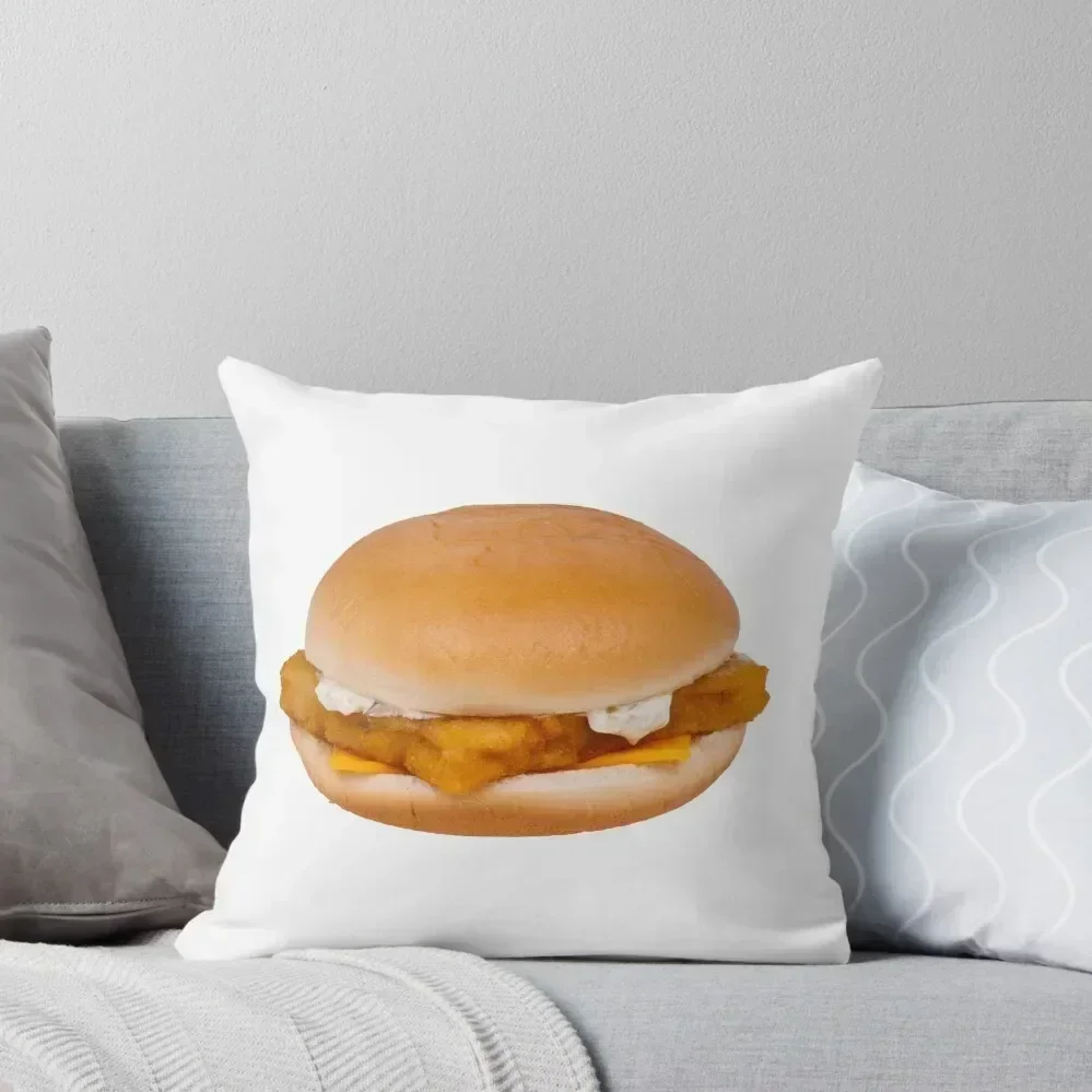 fish filet sandwich Throw Pillow Pillowcase Cushions For Decorative Sofa Pillowcases For Pillows pillow