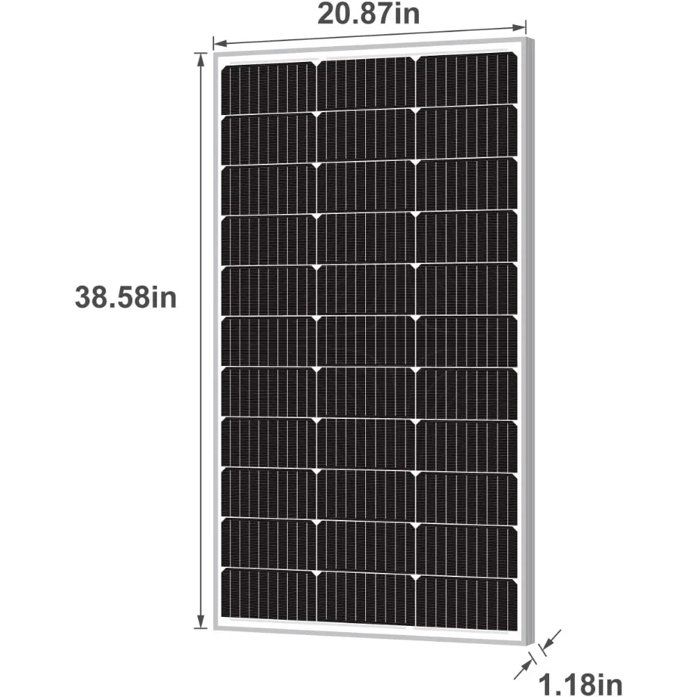 Pannello solare mono da 400 Watt 12 Volt, 4 pezzi Pannelli solari 9BB 100W 12V Modulo fotovoltaico monocristallino ad alta efficienza RV Marine Boat