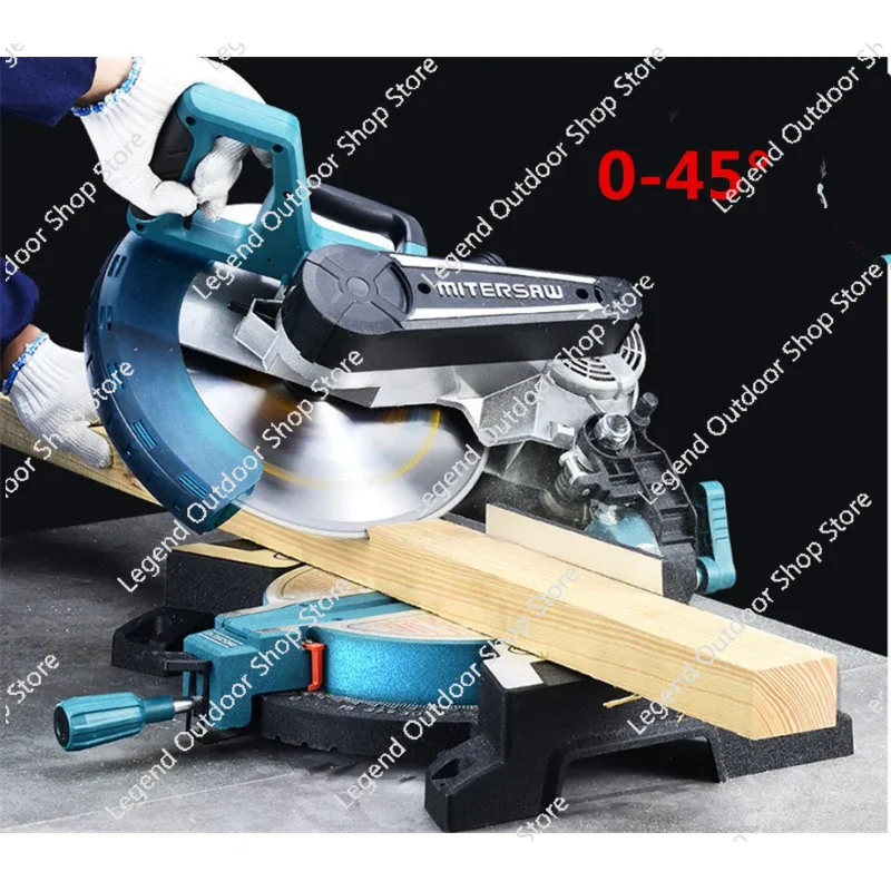 2000W Aluminum Machine  Oblique Saw 10 Inch Aluminum Alloy Wood Multi-purpose 45 Degree Miter Saw Aluminum Machine
