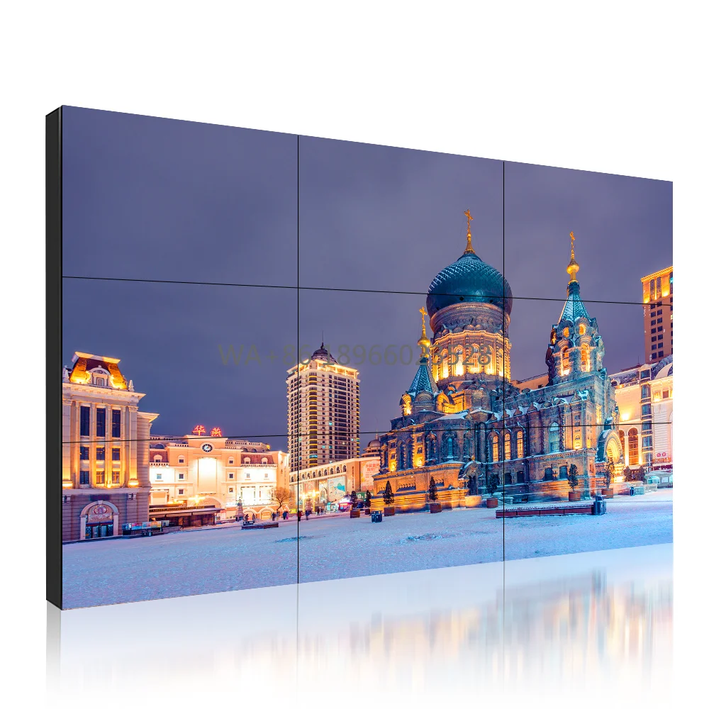 

46-Inch 49-Inch 55-Inch Video Wall Display Screen Splicing Unit LCD Monitor for Retail Store Shopping Mall Use with SDK Function