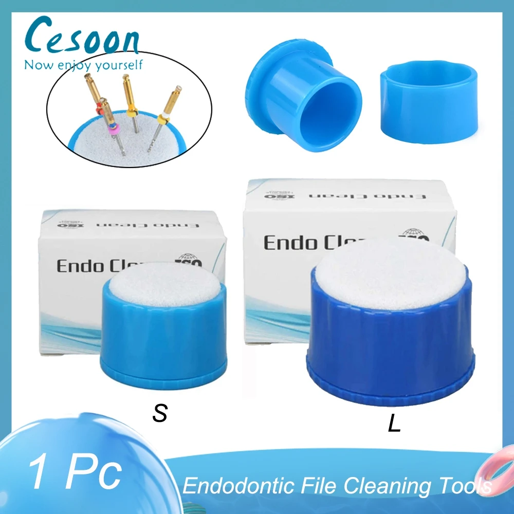 

1Pc Dental Endo Files Cleaning Stand Round Endo Block Holder Foam Sponge Autoclavable Dentistry Materials Dental Organizers