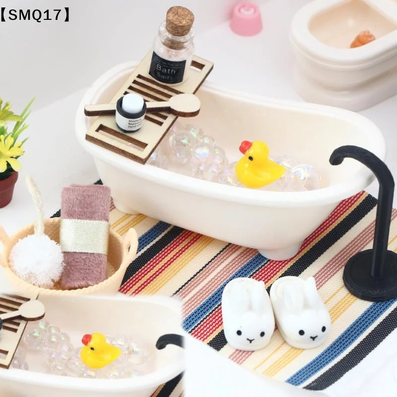 1Pcs /1Set 112 Miniature Dollhouse Simulation Washing Machine Model Rechargeable Electric Toy Appliance Gift For Kids Home Decor