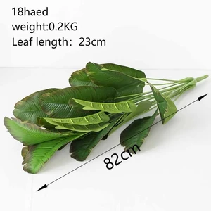 Great Artificial Tropical Palm, fake banana leaves, monster plastic for the home of the garden, 1pc 10 Main Sales Plan Grande - №6