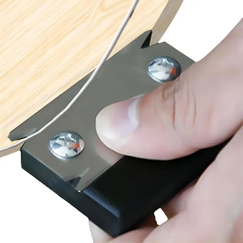 Hand Planer Edge Bander for Burrs Manual High Carbon Steel Edge Corner Planer Waterproof Bakelite Handle Portable Banding Planer