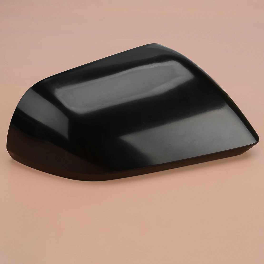 

FR3Z17D742DCPTM Front Right Side Door Rearview Mirror Cover Cap W/O Turn Signal Hole Fit for Ford Mustang 2015-2021 Black