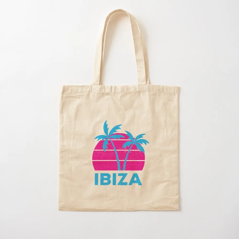

Ibiza Retro Tote Bag bags woman 2025 Reusable bags Shopper hand bag