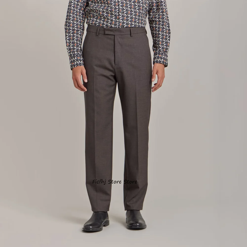 

Рабочие брюки Классические мужские брюки для мужчин Однотонные прямые брюки Slim Fit Деловые повседневные классические брюки из полиэфирного волокна