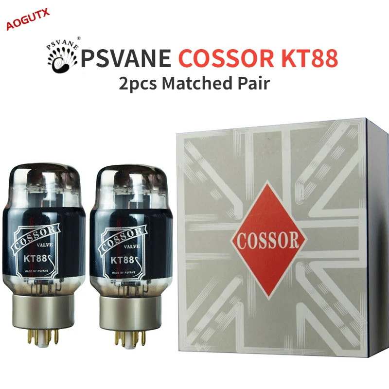 Aogutx PSVANE COSSOR KT88 Vacuum Tube HIFI Audio Valve for Electronic Tube Amplifier Kit DIY Factory Test Matched Quad