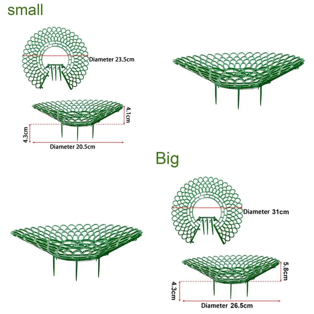 8Pcs Strawberry Support Stands with 3 Sturdy Legs Strawberry Growing Racks Berries Growing Frame Holder for Garden Homegrown