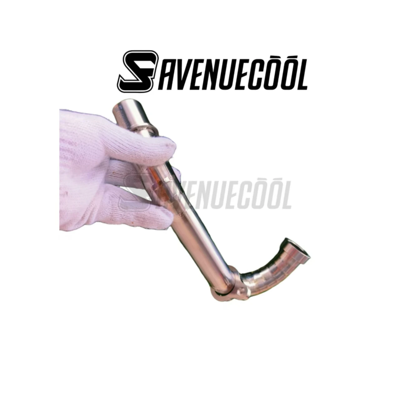 Avenuecool Yamaha Xmax300 Motorcycle Silencer Modified Titanium Alloy Exhaust Pipe Front Section