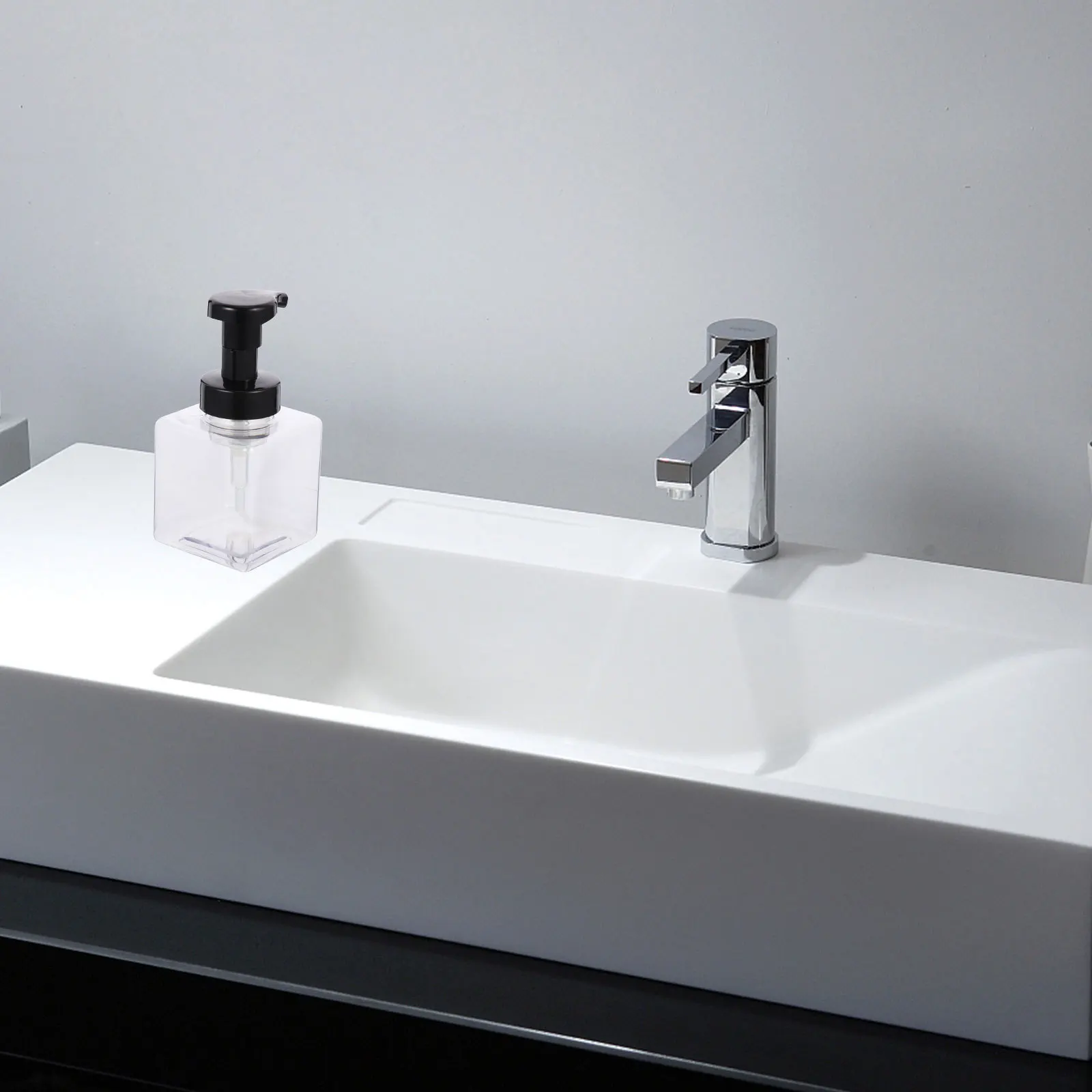 

5Pcs Shampoo Dispenser Bottles with Press Pump for Liquid Soap Lotion Dish Soap Bubble Bath Countertop Household Storage