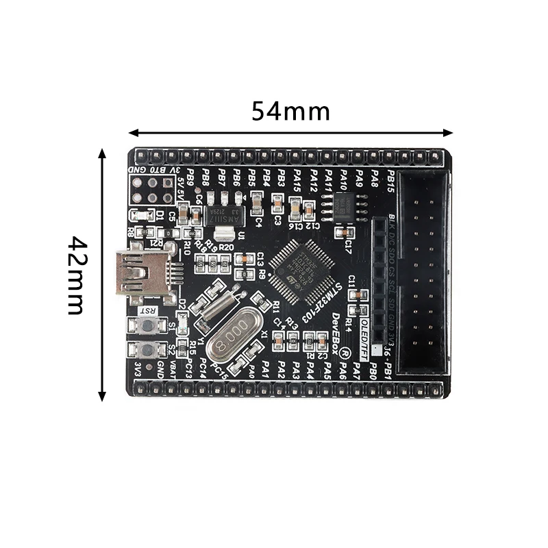 5pcs STM32F103C8T6 (Standard Edition) Development Board System Board MCU Core Board