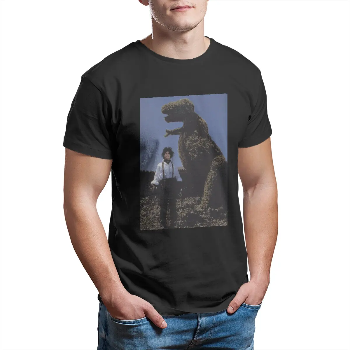 Edward Scissorhands T Shirts Men Cotton Funny T-Shirts Johnny Depp Tim Burton Punk Film Tee Shirt Short Sleeve Clothes Summer