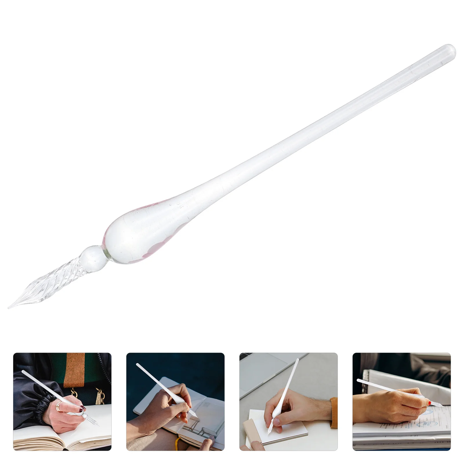 Invisible Ink Pen Kawaii Stationery Dip Fountain Crystals Liquid Lettering Pens