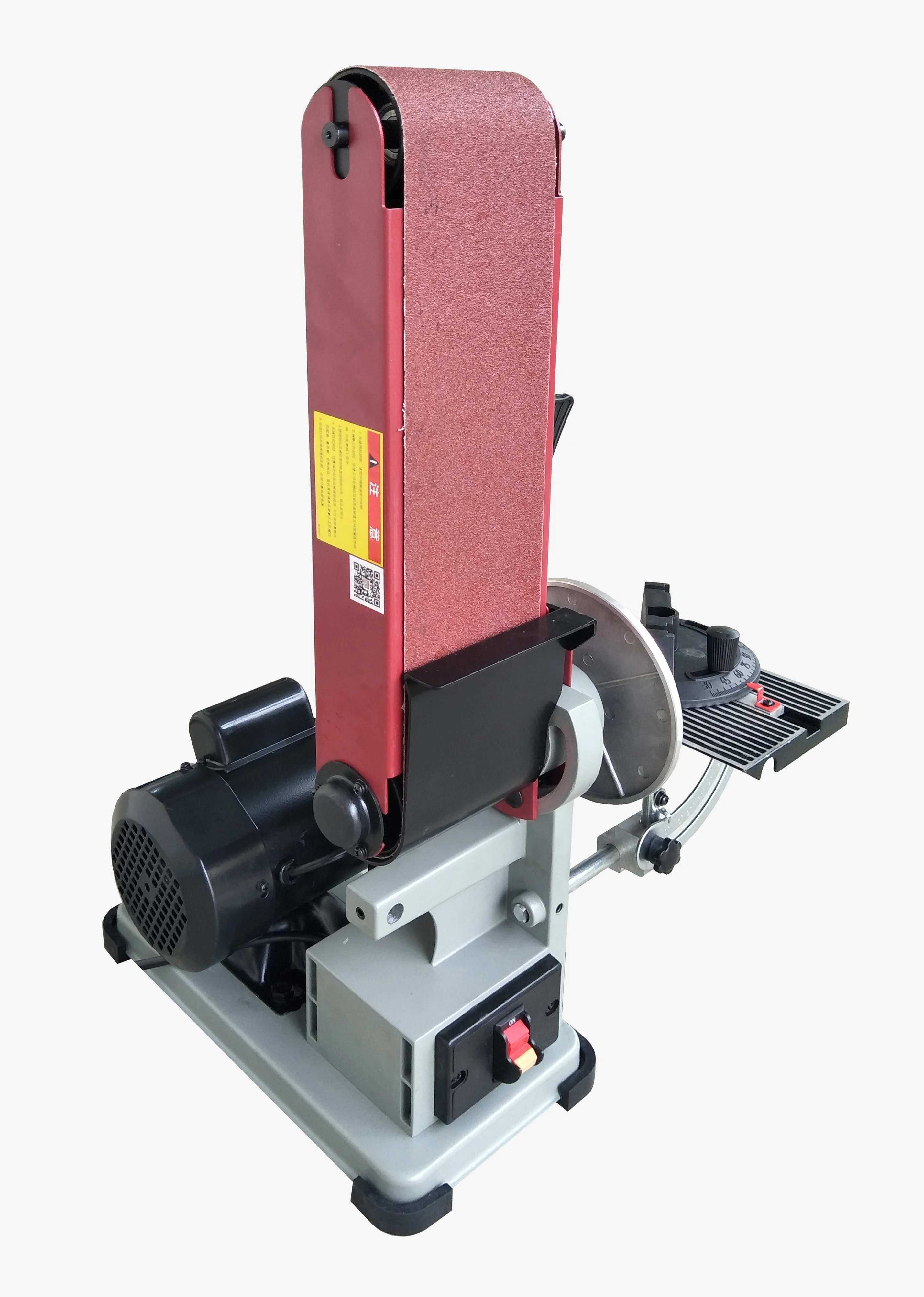 BD46 abrasive belt sander multi-functional desktop vertical polishing polishing chamfering machine home