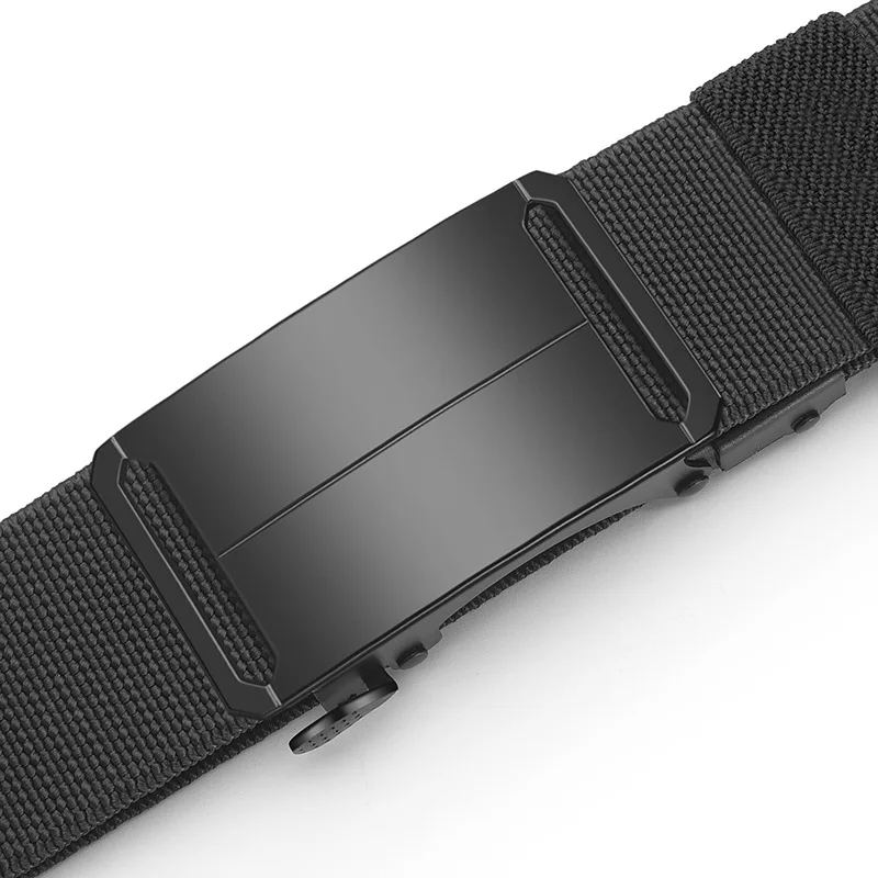 Neuer Golf-Sportgürtel, elastischer Gürtel für Herren, taktischer Gürtel mit Metallschnalle, robuster, dehnbarer Nylongürtel für Herren, Militärgürtel, 115–150 cm, große Größe. – Detail 7
