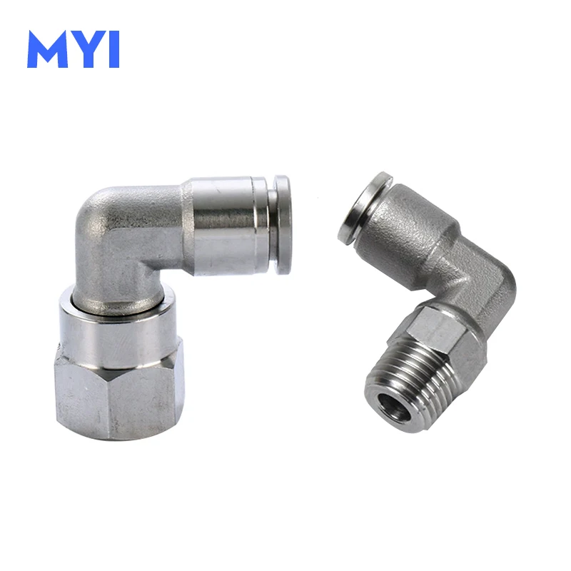 PC/PCF/PMF/PL/PLF/SL/PB/PY/PD 304 Stainless Steel Hose Fittings 1/8\