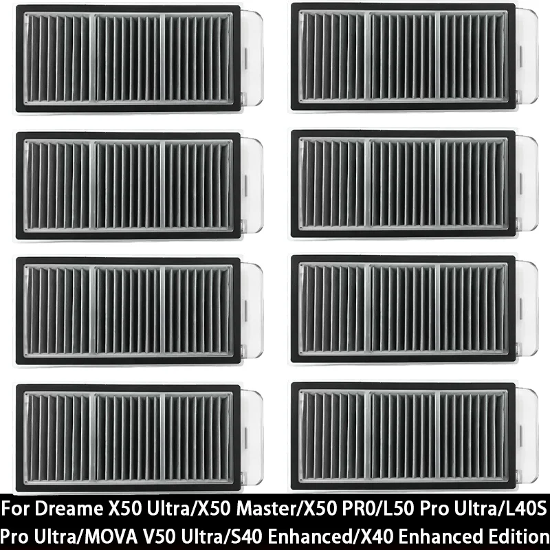 Vacuum HEPA Filter for Dreame X50 Ultra/X50 Master/L50 Pro Ultra/X50 PRO/MOVA V50 Ultra/X40 Enhanced Edition Vacuum Robot Vacuum