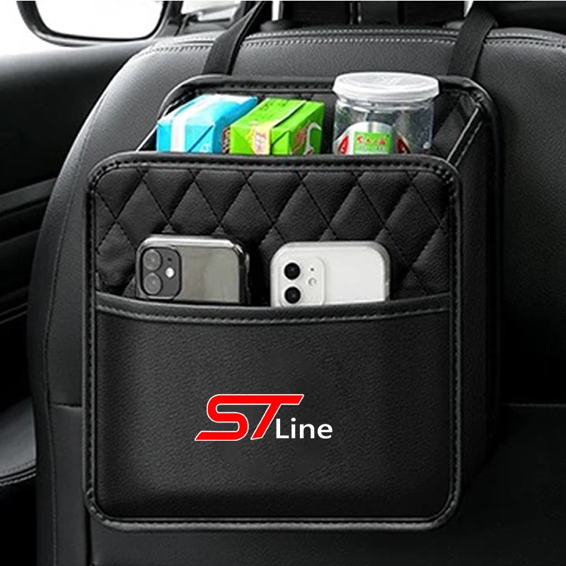 Car Backseat Storage Box Car Organizer Protector Hanging Storage Bag For Ford ST Line FOCUS Fiesta MK2 MK3 MK4 Car Accessories