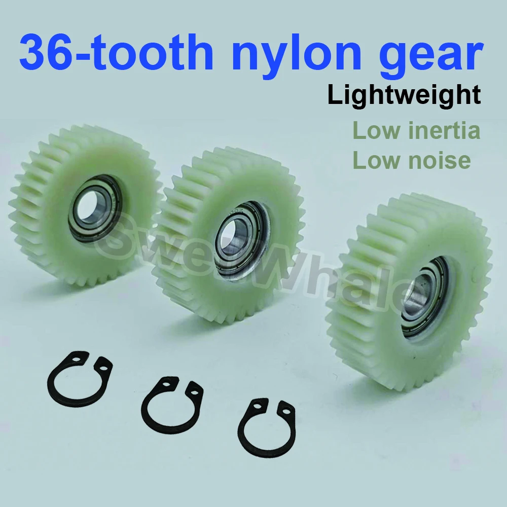 

E-bike Accessories 47.3x13.5mm 36T Electric Bicycle Planetary Gears With 10mm 6900Z Bearings Wheel Hubs Bike Nylon Tooth Gear