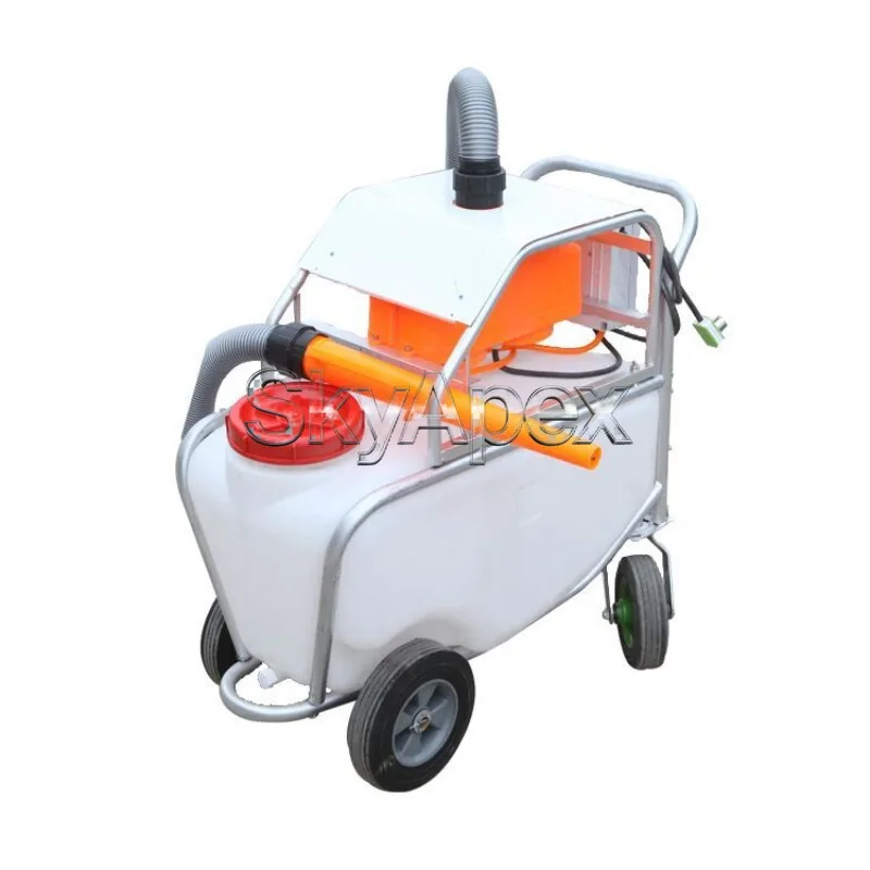 Portable Trolley Plug In Electric Mist Sprayer 75L Large Capacity High Pressure Disinfection Machine For Livestock Farm Breeding