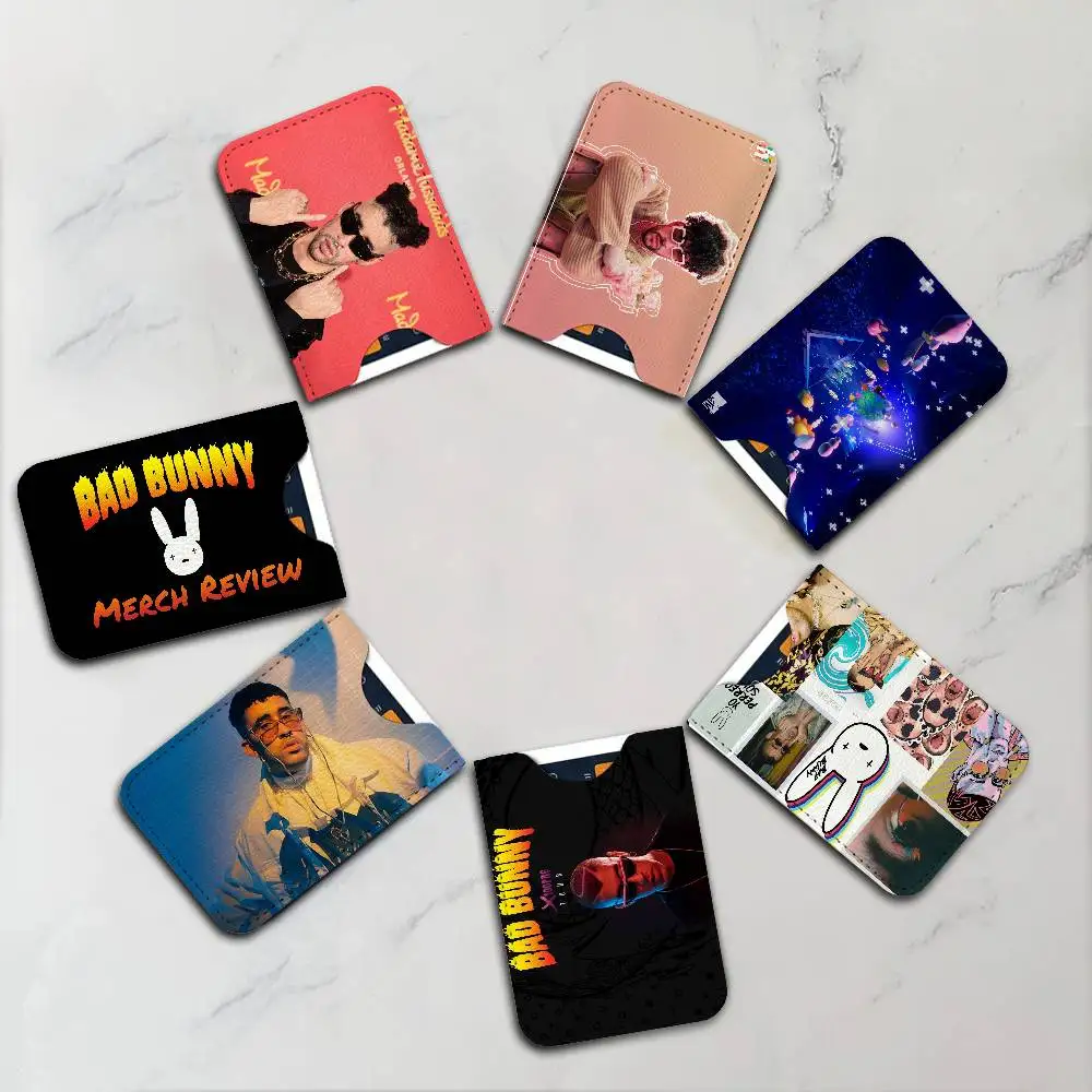 B-Bads B-Bunnys Art Light and thin mini bag small and portable bus card protective leather case for men and women