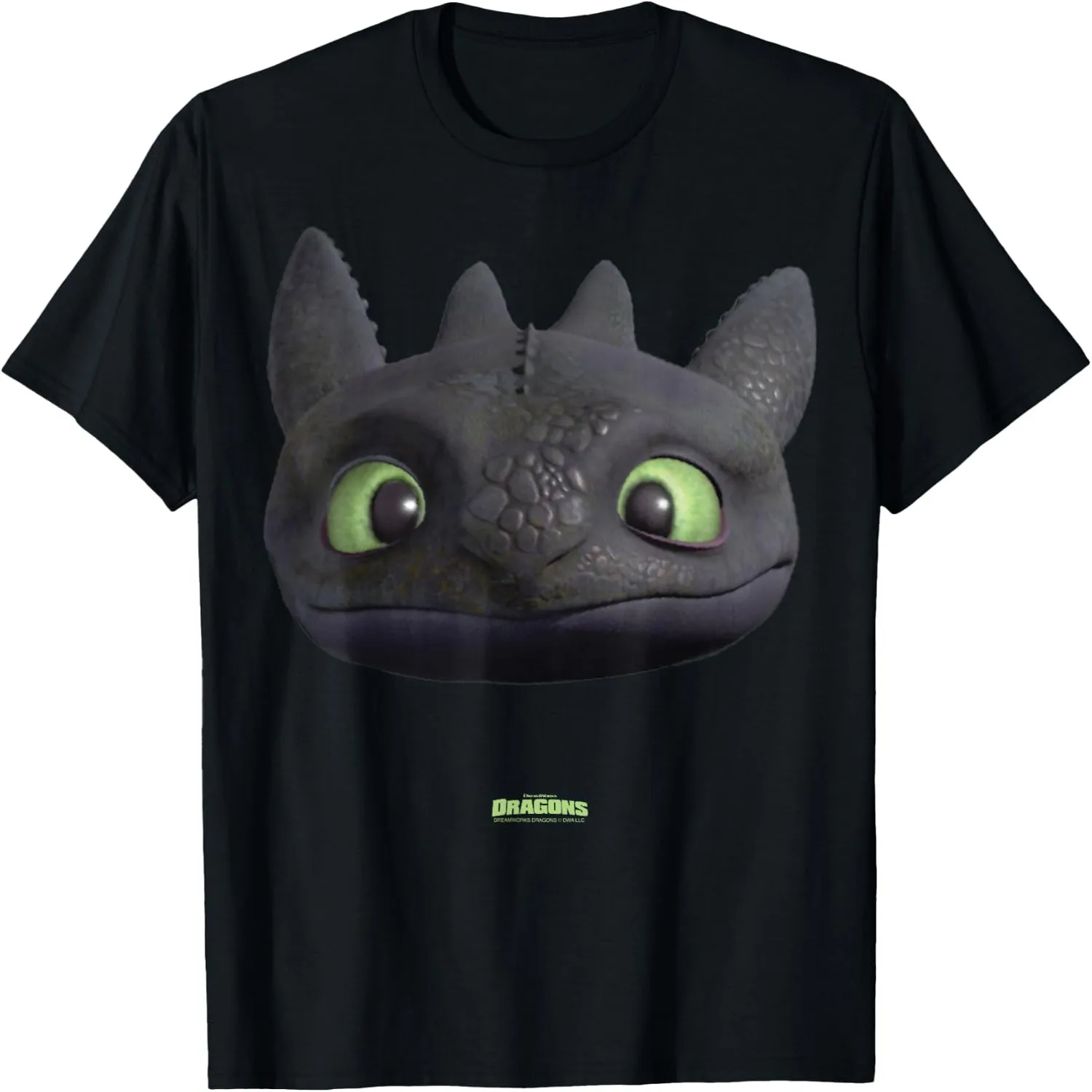 Toothless Night Fury Big Face Costume 3D T-Shirt Halloween t-shirt, Gift tee,