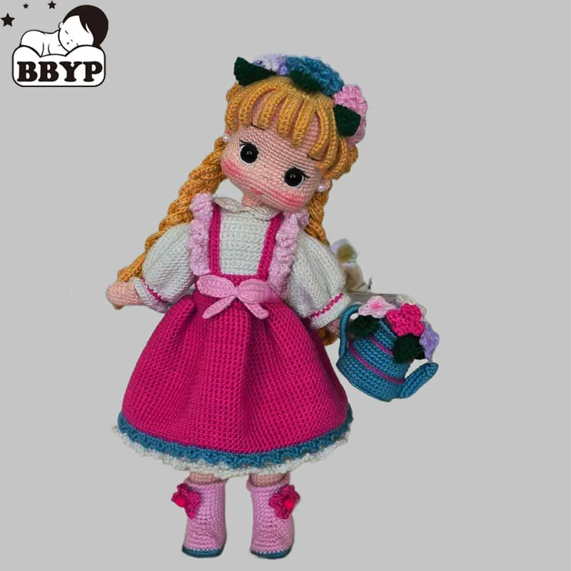 

Handmade Knitting Doll Crochet Nalin Girls Crochet Dolls For Home Accessories Craft Toy Ornaments