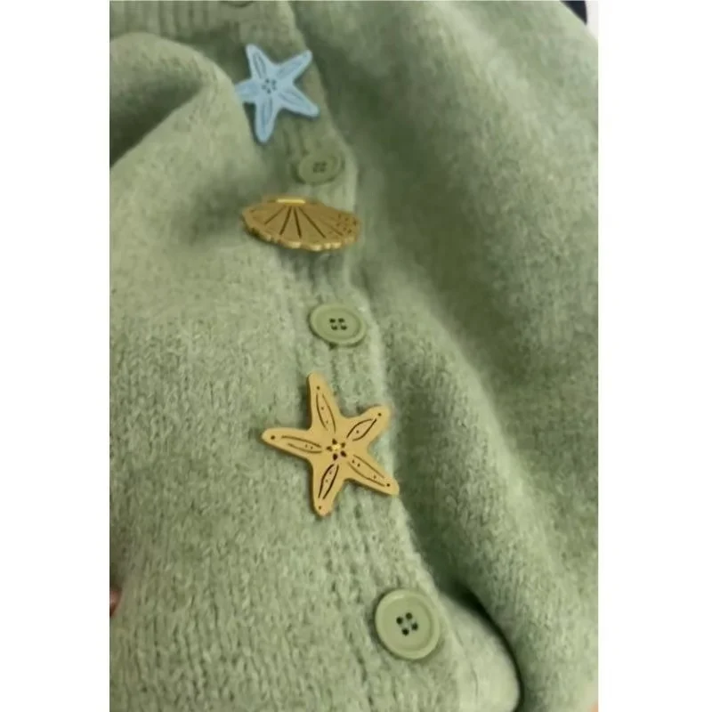 Pull tricoté pour femme, coupe ample, doux et polyvalent, Cardigan à réduction ly, nouvelle collection automne-hiver 2025