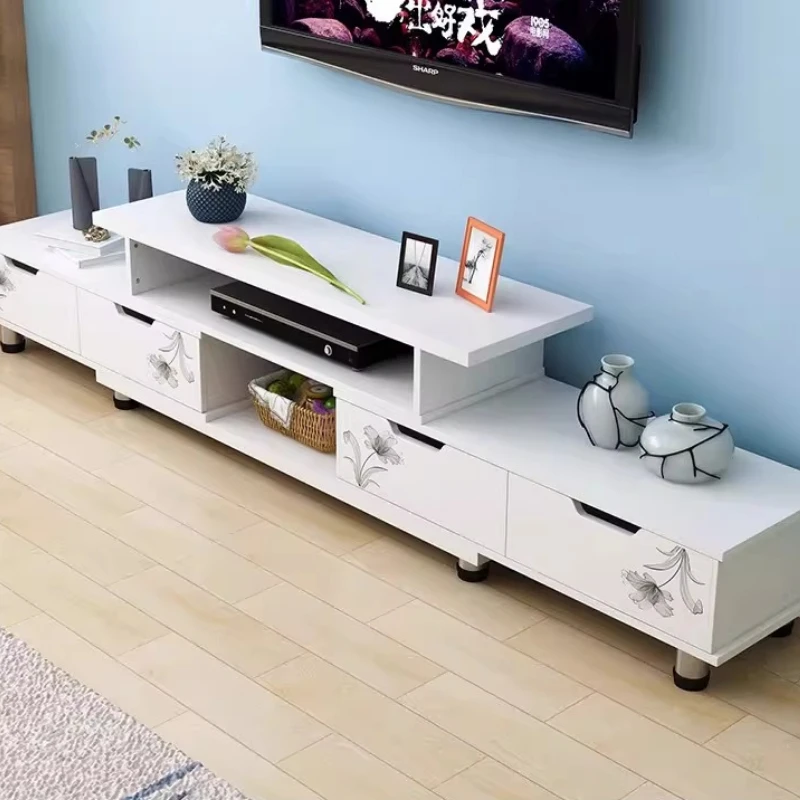 White Mid Century Dresser Tv Cabinet Retro Suspended Rack Tv Cabinet Television Mobili Per La Casa Modern Living Room Furniture