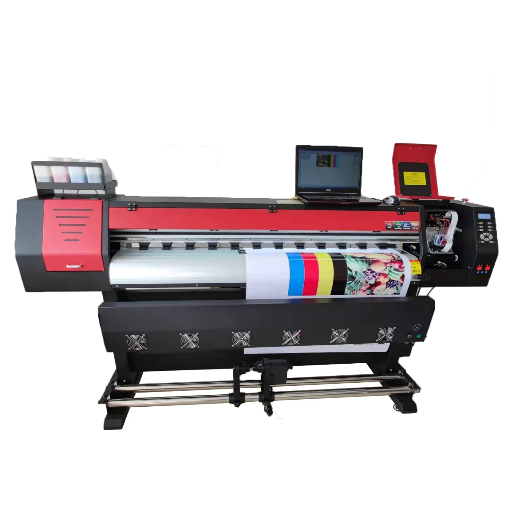 Guangzhou 1.3m 1.6m 1.8m 2.5m 3.2m canvas vinyl printer digital xp600 dx5 head eco solvent inkjet printer