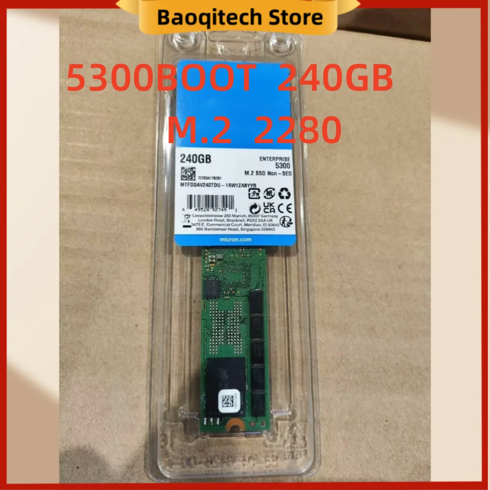 5300 Boot Brand New Original Suitable for MICRON/Micron 5300BOOT 240G M.2 SATS 2280 Solid State Drive MTFDDAV240TDU